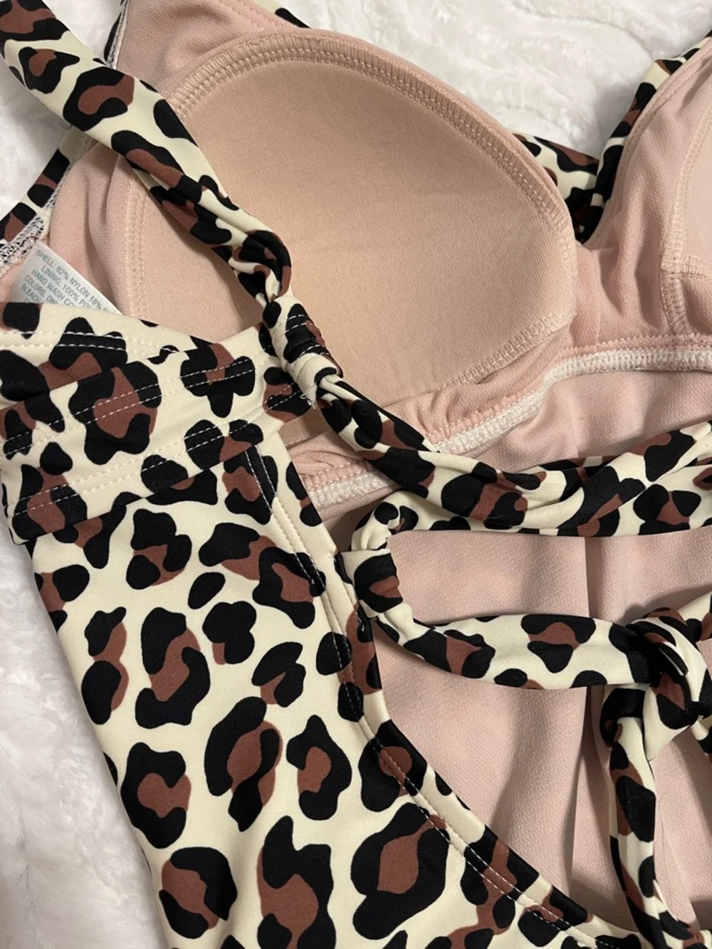 Kona Sol Leopard Print One-Piece Swimsuit